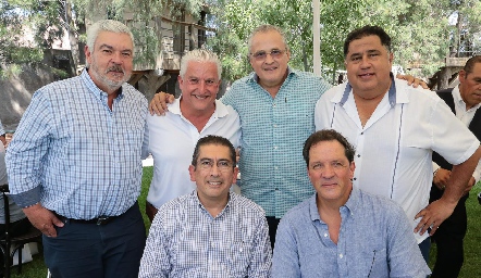  Federico Mendizábal, Luis Gómez, Carlos Brueggeroff, Jesús Torres, Gerardo Bocard y Pedro Martínez.