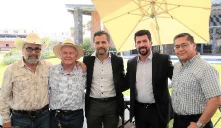  Enrique Villegas, Salvador Félix, Carlos de los Santos, Juan Paulo Almazán y Alfonso Castillo.