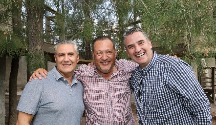  Juan Manuel Piñero, Ramón Muñoz y Alberto Ayala.
