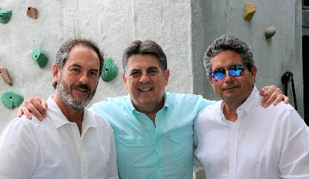  Jordi Abella, Juan Manuel Zúñiga y Gerardo Rodríguez.