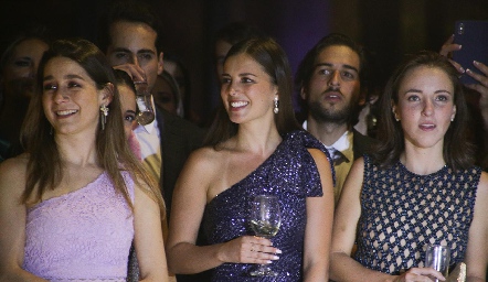 Cristy Jerez, Pau Acevedo y Yolis Navarro.