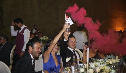 Boda de Héctor Rueda y Ana María Hernández.