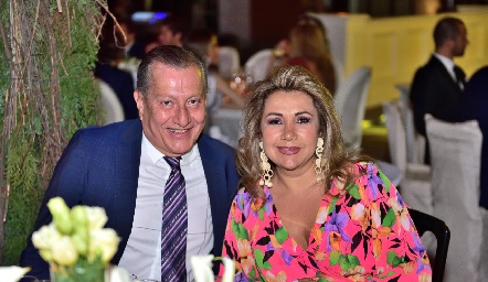 Jorge Rossel y Claudia García .