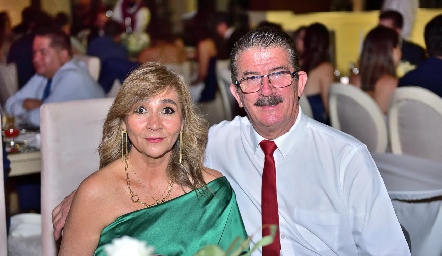 Cristina Córdova y Guillermo Muñiz .