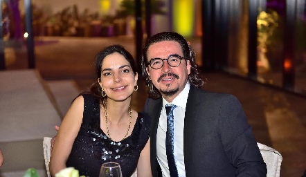 Marcela Conde y Jorge Mercado .