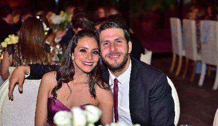 Alexandra Mercado y Eduardo Martínez .