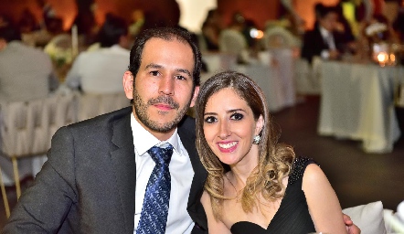 Daniel Mendizabal y Adriana Muñoz .