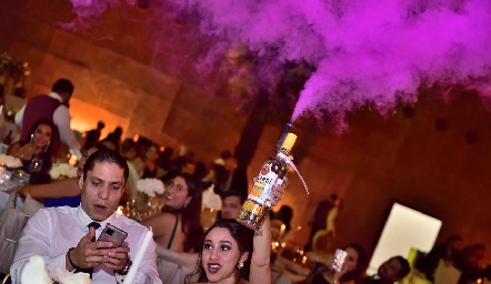 Boda de Héctor Rueda y Ana María Hernández.