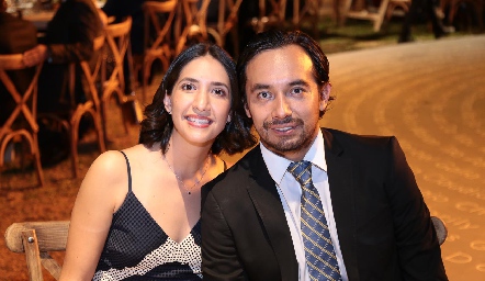  Marissa Espínolo y Andrés Urquizar.