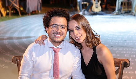 Santiago Pérez y Andrea Fonte.