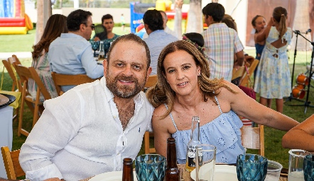  Saad Sarquis y Romina Madrazo.
