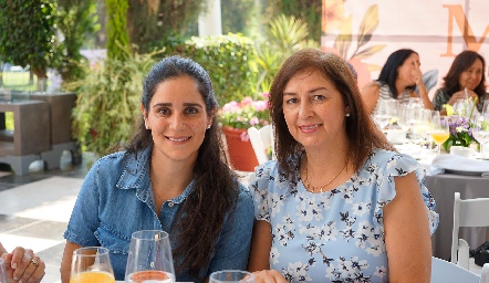 María Rosa Mejía y Laura Rangel.