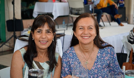   Gaby Chevaile y Pina Sánchez.