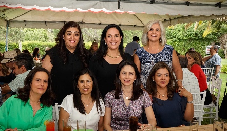  Vero Pedroza, Marcela de la Maza, Sabrina Gaviño, Martha de la Torre, Lupita Quibrera, Zamar Paulín y Paty Aguilar.
