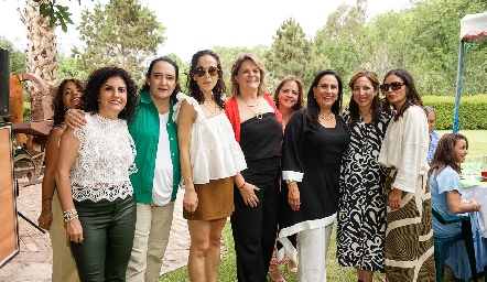  Marilupe Córdova, Roxana Gómez, Ceci Hernández, Chely Sotomayor, Martha Malo, Gaby Carreón, Marcela de la Maza, Natalia Camargo y Rocío Ortuño.