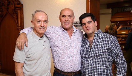  Javier Álvarez, Carlos Hinojosa y Alejandro Pérez.