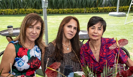  Rosy Díaz Infante, Gaby Orduña y Yolanda Pérez.