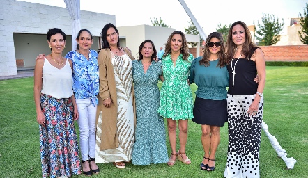  Lucía Álvarez, Marcela Sánchez, Sandra Morelos, Maritere Cadena, Nuria Ejarque, Chelito Padrón y Cristina Chevaile.