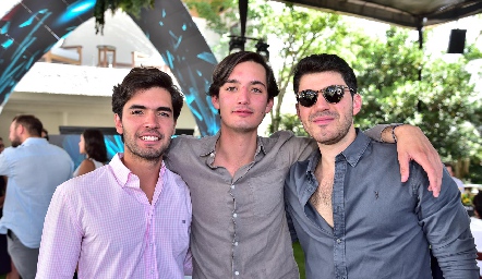  Juan Pablo Quintero, Sebastián Martínez y Héctor Mahbub.