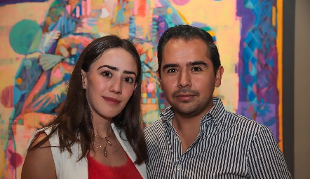 Carolina Mercado y  Paco Zárate.