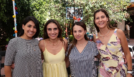  Daniela Puente, Gris Casas, Gabriela Mundo y Alejandra González.