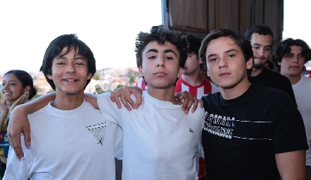  Franco, Rodrigo y Patricio.