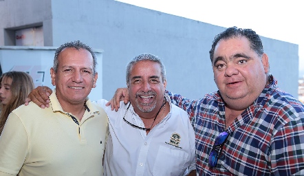  Oscar Guerrero, Jesús Salvador Espinosa y Pancho Duque.