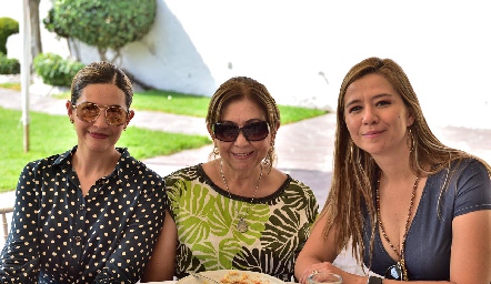  Lulú Chávez, Lourdes Aranda y Liliana Mungia.