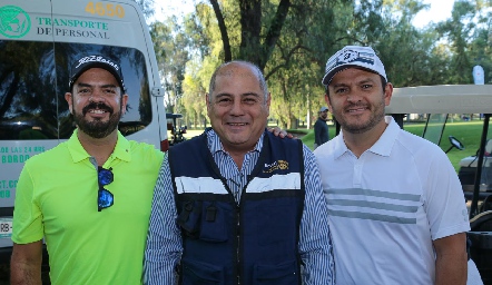  Ricardo Garza, Rafael González y Mario Moreno.