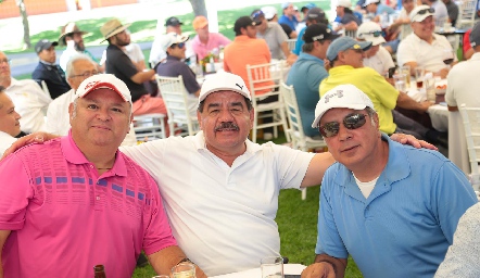  Paco Armendáriz, Samuel Guerrero y Jorge Chevaile.