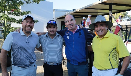  Ricardo Portillo, Jesús Ortiz, Paco Espinosa y Arturo González.