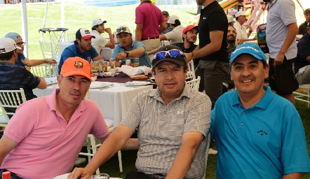  Paco Espinosa, Jesús Ortiz y Isac Pérez.