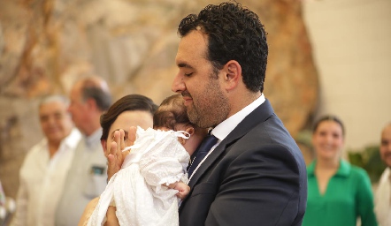  Mauricio Romo con su hija Alena Romo Lozano.