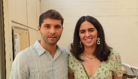  Eduardo Santana y Mónica Fortanelli.