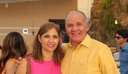  Lourdes Leiva y Domingo Santana.