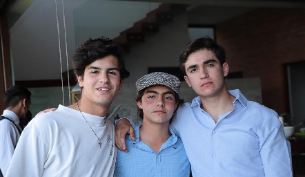  Diego Gómez, Manuel Díaz Infante e Iñaki Abaroa.