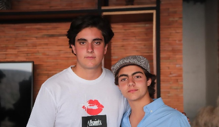  Los primos Javier Alcalde y Manuel Díaz Infante.