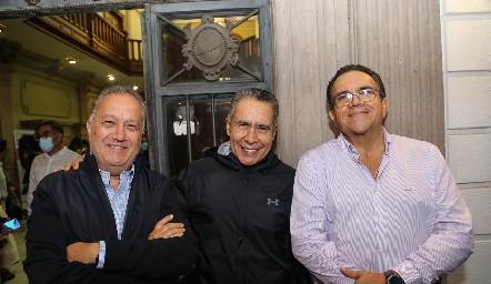  Carlos Nava, Héctor Hinojosa y Alfonso Medina.