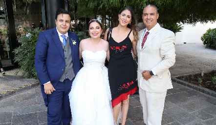  Alejandro Puente, Aurora Pérez, Fernanda Valdez y Eduardo Garcia.