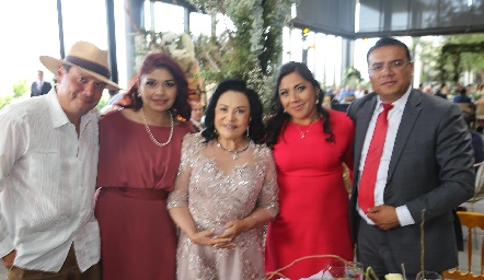  Cuauhtémoc González, jueza María Gabriela Ruiz, Magistrada Juana María Meza, Araceli Hernández y Juan Díaz.