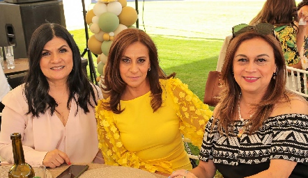  Marcela Grijalva, Laura Rosillo y Malena Alvarado.