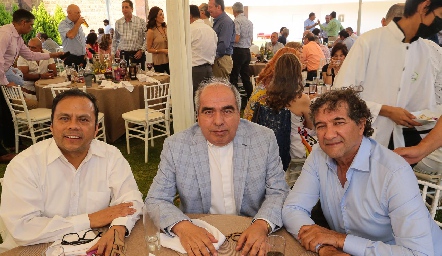  Jorge Aurelio Ramírez, Gaudencio Castillo y Martin Hernández.