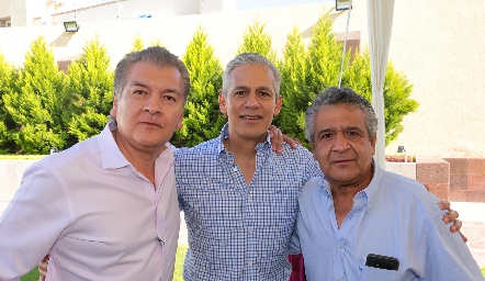  Marco Conde, Polo Stevens e Ignacio Fonseca.