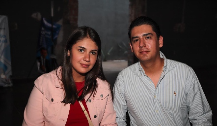 Sofia Arenas y David Hernández.