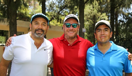  Toño Acebo, Juan Benavente y Ricardo Trujillo.