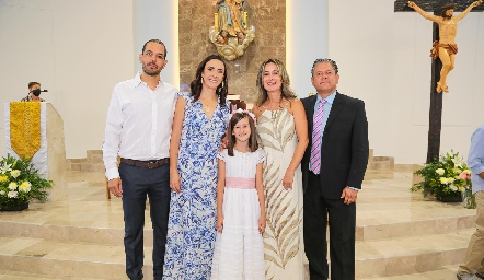 Armando Gutiérrez, Regina Ibáñez, Pía Guevara, Gabriela Acosta y José Guevara.