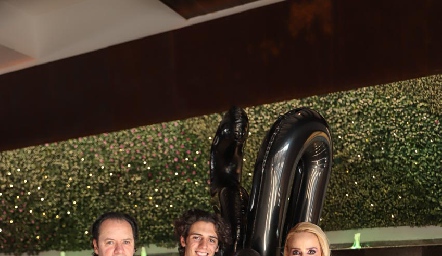  Emilio Ciuffardi, Emilio, Valentina y Melissa Fernández.