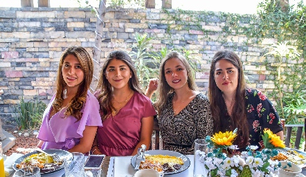  Nayeli Garrigós, Haydee Villarreal, Stephanie Heinze, Valeria Preciado.