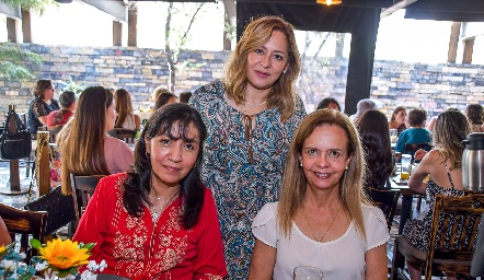  Coy Díaz de León, Silvia Zorrilla y Tere Ramirez.