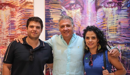  Ricardo de la Torre, Roxana Solorio y Alejanbdro Cesar.